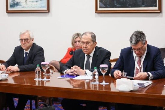 Ceyhun Bayramov və Sergey Lavrov arasında görüş keçirilib - FOTO
