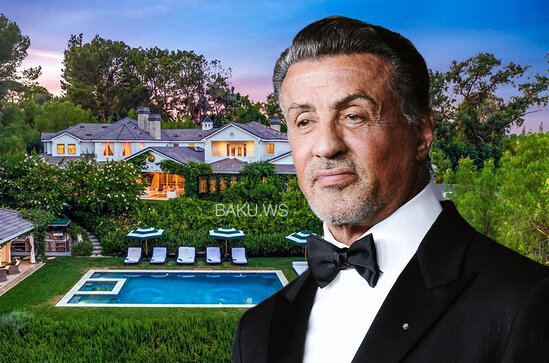 Stallonenin 30 milyona aldığı malikanədə şəlalə var - FOTO