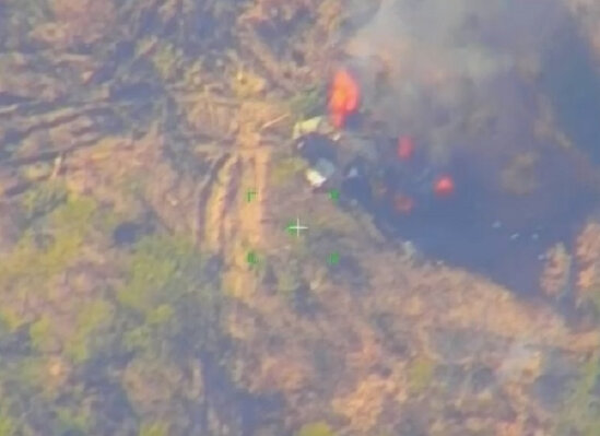 Kamuflyajlı artilleriya qurğularının VURULMA ANI - VİDEO