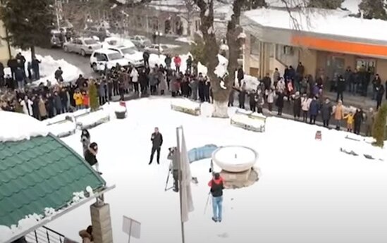 Qazsız qalan Xankəndidən son görüntülər - Video