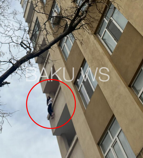 Bakıda özünü eyvandan atan qızın son vəziyyəti AÇIQLANDI - YENİLƏNİB - FOTO