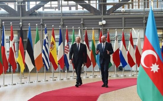 İlham Əliyev və Şarl Mişel arasında görüş olub - YENİLƏNİB + FOTO/VİDEO