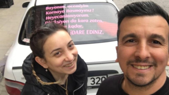 Maşın sürəndə həyəcanlanan xanımı üçün KREATİV ÇIXIŞ YOLU-FOTO