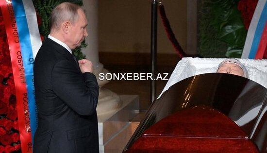 Putin Jirinovskinin dəfninə görün nə ilə gəldi - Dünyaya MESAJ - FOTO