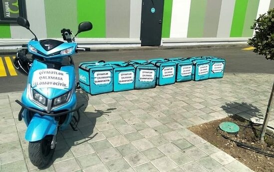 "Wolt"un kuryerləri kütləvi etiraz etdi - AÇIQLAMA