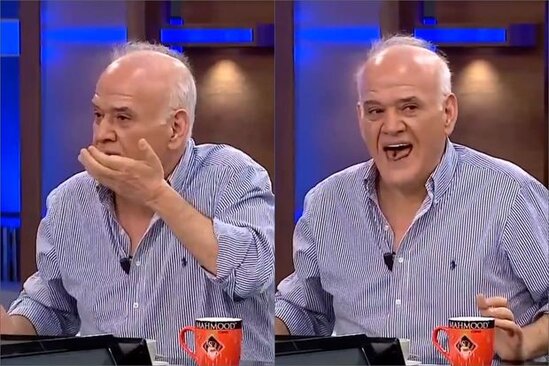 Futbol şərhçisi canlı yayımda milçək yedi - VİDEO