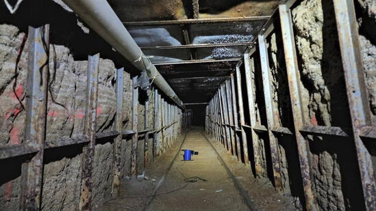 Narkotacirlər polisləri şoka saldı - Meksikadan ABŞ-a tunel çəkdilər - FOTO/VİDEO
