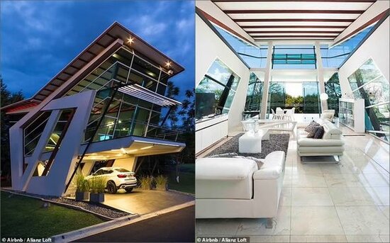 Dünyanın ən qəribə evləri: Bambuk sığınacaq, "göbələk" daxma, "gitara" malikanə... - FOTO