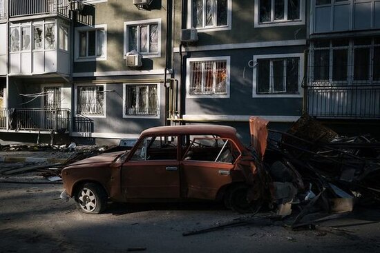 Buça və İrpen işğaldan bir neçə həftə sonra: Fransız jurnalistdən təsirli görüntülər - FOTO