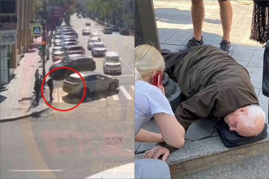 Sürücüsüz avtomobil iki piyadanı vurdu - FOTO/VİDEO