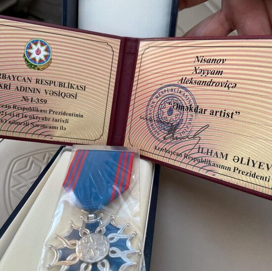 Eltonla Xəyyama mükafatları təqdim edildi - Video+Fotolar