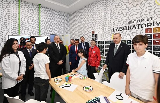 İlham Əliyev və Ərdoğan ASAN Xidmətin açılışında - YENİLƏNİB