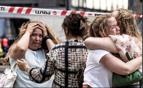 Kopenhagendə ticarət mərkəzində atışma: Ölənlər var - FOTO