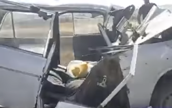 Bakı-Quba yolunda dəhşətli qəza - Üç nəfər öldü - VİDEO