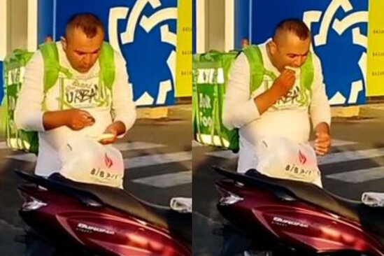 Bakıda müştərinin sifarişini yeyən kuryeri hansı cəza gözləyir? – YENİLƏNİB + AÇIQLAMA + FOTO/VİDEO