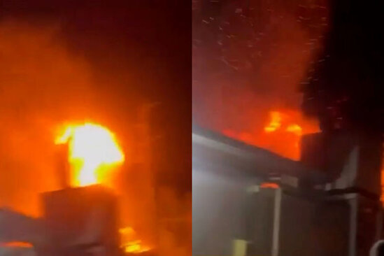 Bakıda yanğınla nəticələnən partlayış: Xəsarət alan var – VİDEO