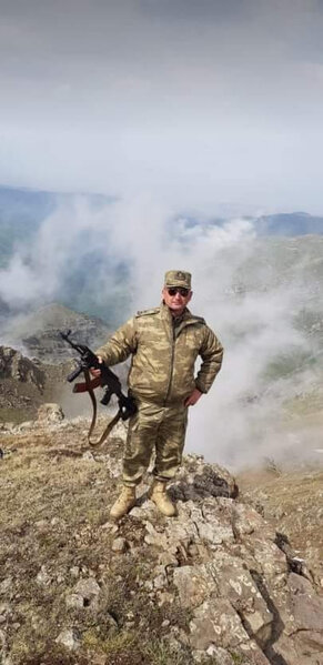 Kəlbəcərdə minaya düşən hərbi hissə komandiri - VİDEO