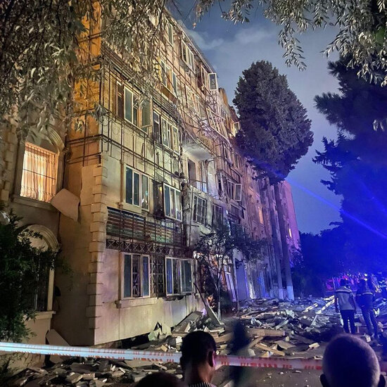 Xırdalandakı partlayışın mümkün səbəbi AÇIQLANDI - FOTO/VİDEO