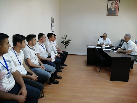 Gənc fəhlələr istehsalat təcrübəsinə cəlb olunublar