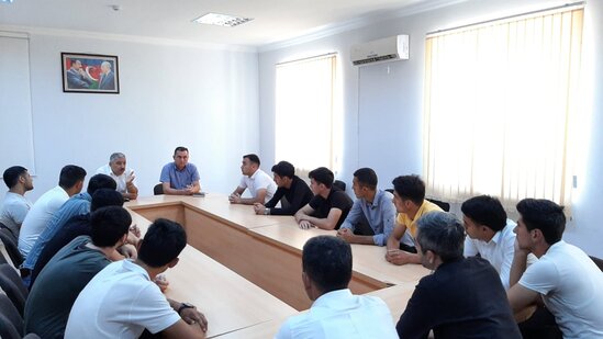 Gənc fəhlələr istehsalat təcrübəsinə cəlb olunublar