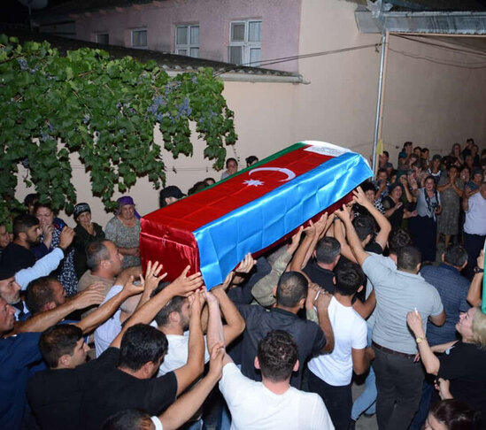 Şəhidimiz Ağstafada dəfn olundu - YENİLƏNİB + FOTO