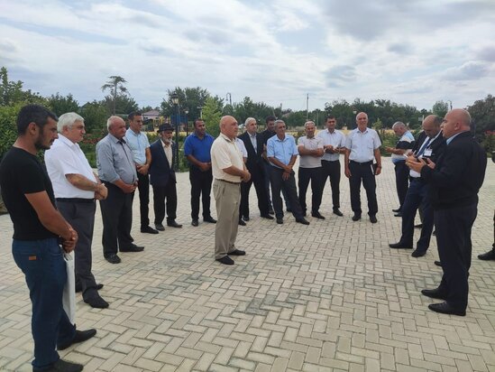 Füzulidə vətəndaşların problemləri dinlənildi - FOTOLAR