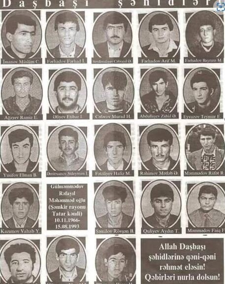 Bir gecənin 23 şəhidi - FOTO