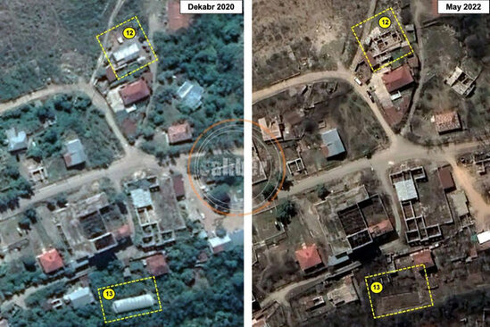 Ermənilər Laçını belə məhv etdilər - FOTO