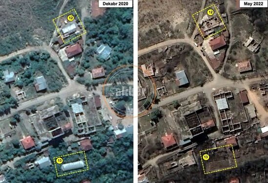 Ermənilər Laçını belə məhv etdilər - FOTO