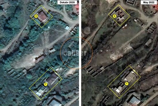 Ermənilər Laçını belə məhv etdilər - FOTO