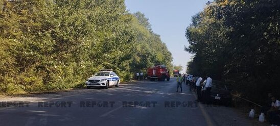 Xudatdakı yanğınla bağlı yollarda postlar quruldu - YENİLƏNİB + FOTO