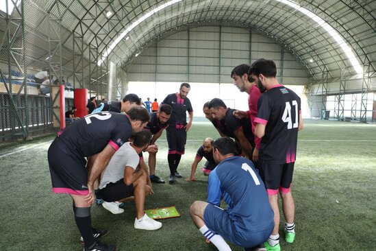 Neftçilər Gününə həsr olunmuş SOCAR-2022 mini futbol turnirində növbəti oyun baş tutub