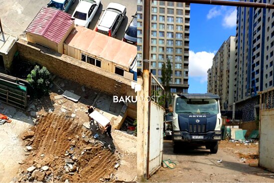 Bakıda daha bir qanunsuz tikinti: sakinlər etiraza hazırlaşır - FOTO