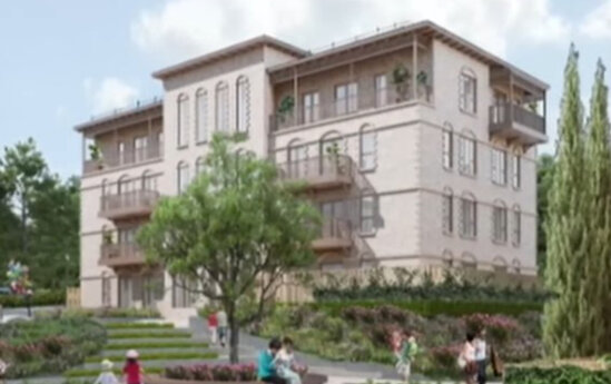 Şuşada yaşayış binaları belə olacaq - FOTOLAR