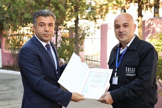 Birliyin 13 əməkdaşı nümunəvi əmək fəaliyyətinə görə təltif edildi