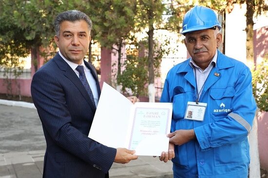 Birliyin 13 əməkdaşı nümunəvi əmək fəaliyyətinə görə təltif edildi