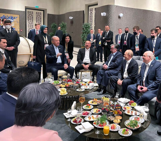 Səmərqənddəki görüşdən TARİXİ FOTO