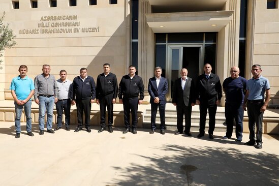 Ruslan Əliyev Mübariz İbrahimovun ev muzeyini ziyarət edib - FOTO