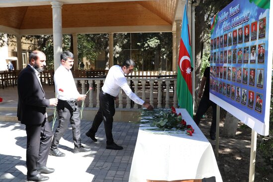 SOCAR "Azəriqaz" İB-də şəhidlərimizin əziz xatirəsi yad edildi