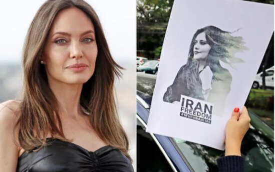 Ancelina Coli iranlı qadınlara dəstək oldu: "Onların yaşamaq üçün azadlığa ehtiyacı var" - FOTO