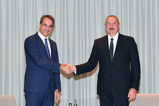 İlham Əliyev Sofiyada Yunanıstanın Baş naziri ilə görüşüb - FOTO