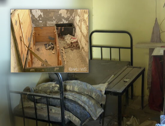 Üfunətli düşmən postunun HEÇ YERDƏ OLMAYAN GÖRÜNTÜLƏRİ - VİDEO