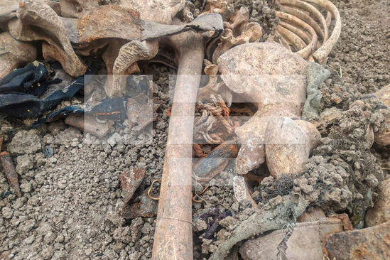 Şöbə rəisi: "Xocavənddə aşkarlanan kütləvi məzarlıqdakı sümüklər hərbçilərimizə məxsusdur" – YENİLƏNİB + FOTO