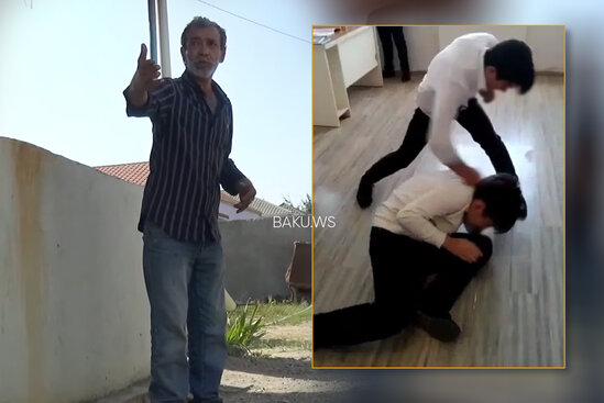 Sinif yoldaşını döyən məktəblinin atalığı: "Onda elə bil mənim ürəyimə tikan batırır" - VİDEO