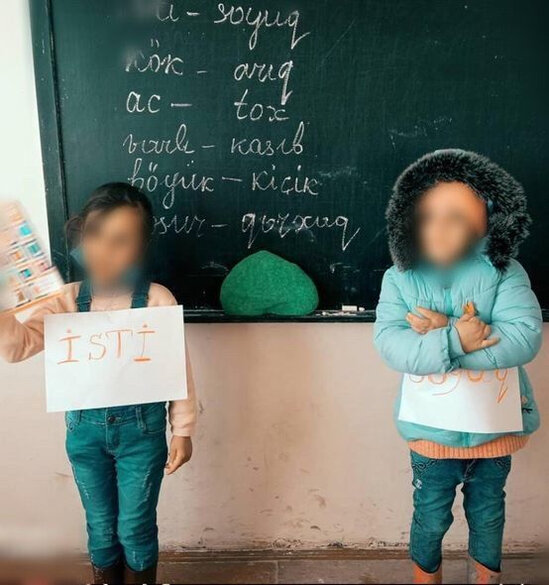 Dörd şagirdli məktəbin müəllim-direktoru təəssüratlarını DANIŞDI - FOTO