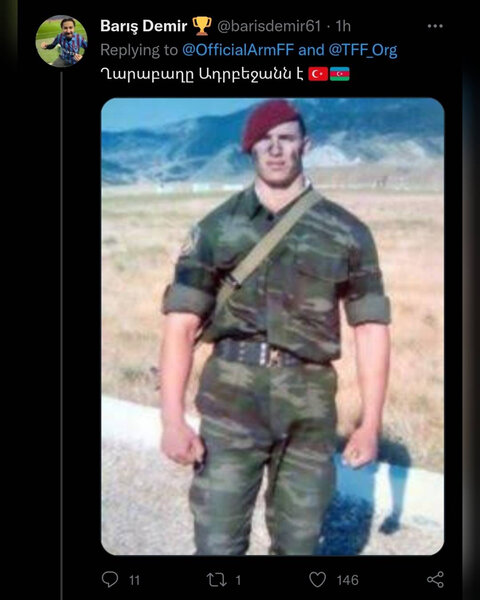 Türk azarkeşlər Ermənistan millisinin paylaşımına Azərbaycanla bağlı şərhlərlə cavab verdi - FOTOLAR