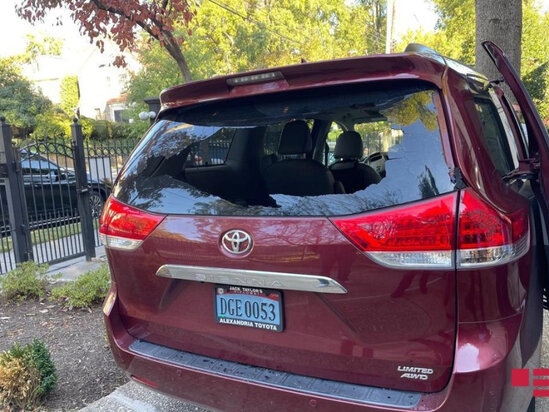 Azərbaycanın ABŞ-dakı səfirliyinin avtomobilinə bu silahdan atəş açılıb