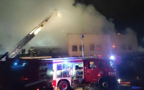 Sumqayıtda baş verən yanğın söndürüldü - YENİLƏNİB