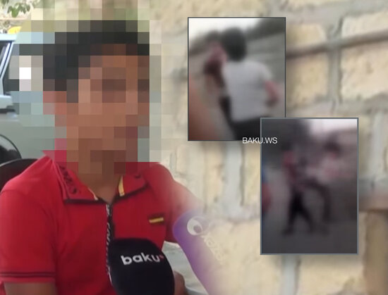 Ağcabədidə 13 yaşlı məktəbli şagirdlər tərəfindən döyülüb - VİDEO
