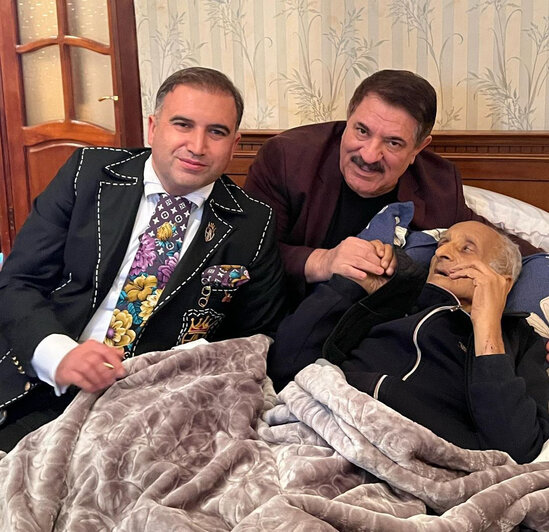 Məşhurlar Dədə Süleymanı ZİYARƏT ETDİLƏR: "VƏZİYYƏTİ KRİTİKDİR" - FOTO/VİDEO